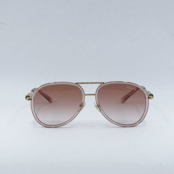 NEW VERSACE VE2260 100213 BROWN PINK GRADIENT SUNGLASSES - Picture 1 of 11